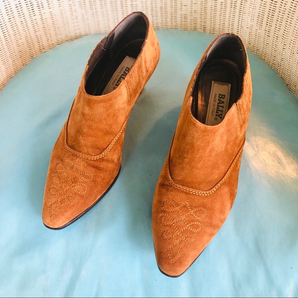 vintage suede western booties Bally - Picture 4 of 11